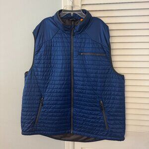 Orvis Blue Quilted Vest